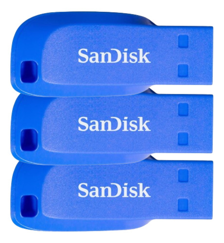 Pack X3 Pendrive Sandisk 32 Gb Pen Usb 2.0 Somos Mayoristas