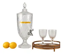 Comprar Jarra Bebidas Transparente,suco Suqueira 3 Litros Cristal