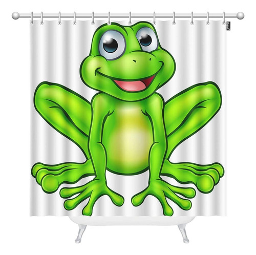 Cortinas De Ducha Mugod Frog Una Linda Mascota De La Rana Fe