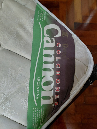 Cama 2 Plazas Matrimonial Antiguo De Madera Madera Oscuro (Usado)