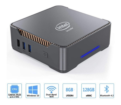 Mini Pc Windows 11 Intel Celeron Quad Core 8gb 128gb Ssd