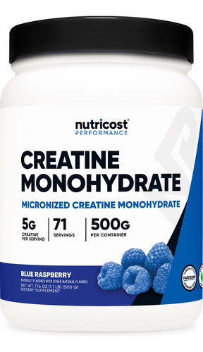Nutricost - Suplemento Nutricional De Monohidrato De Creati.
