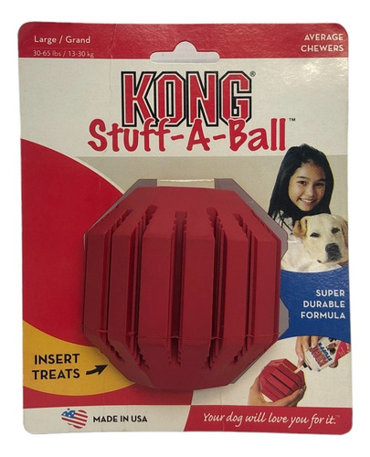 Juguete Para Perro Kong Stuff Grande Ayuda A Limpieza Dental