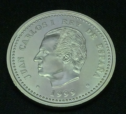 Imagen 1 de 2 de Moneda Coleccion Conmemorativa 2000 Pesetas Plata Año 1999