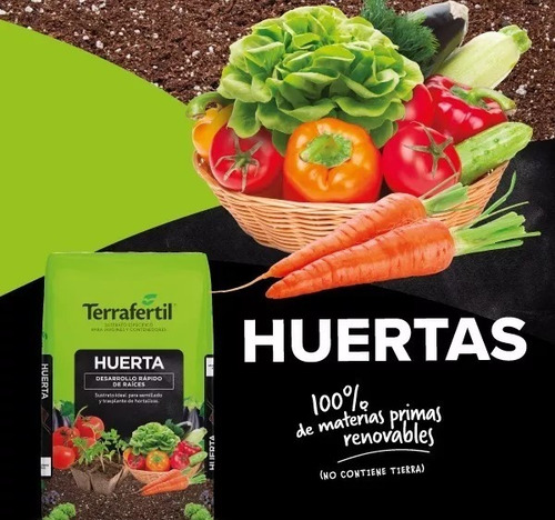 Sustrato Para Huerta Terrafertil 50dm3