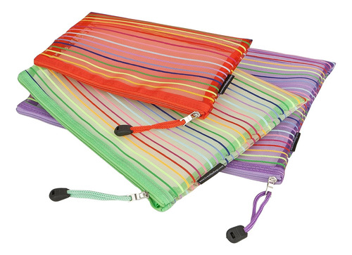 Juego De 3 Bolsas De Malla Travelon, Multicolor, Talla Un...