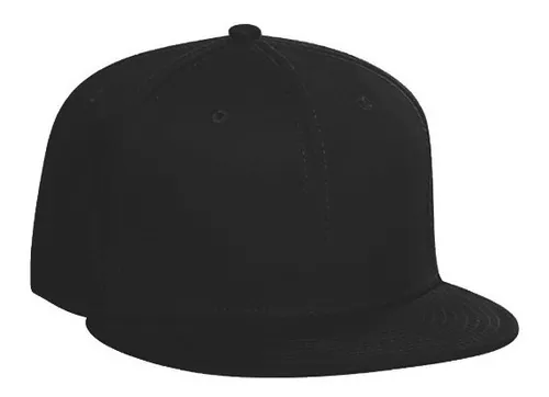 Gorra Plana Snack Pack Unicolor Negro Original