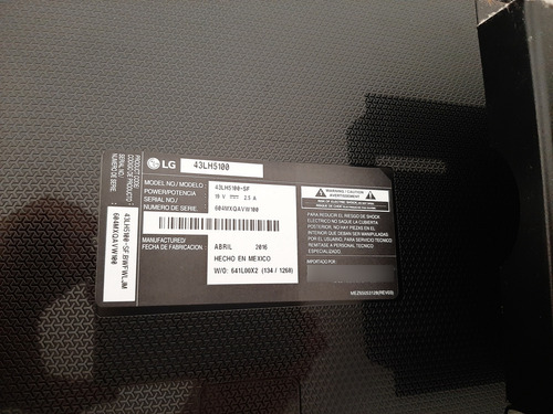 Televisor Lg Full Hd 43 Pulgadas