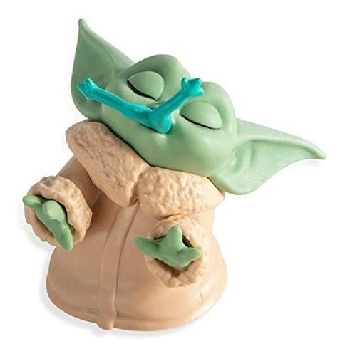 Bebe Yoda Mandaloriano Star Wars Baby Grogu 5 Cm Sapinho