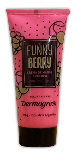  Crema De Manos Y Cuerpo Frutos Rojos - Funny Berry De 60g