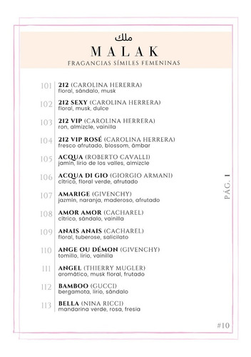 Imagen 2 de 6 de Perfume Símil Femenino Vidrio 60 Ml.