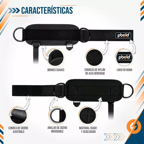 Tobilleras Cable Polea Gym Gimnasio Gluteo Pierna Pbold