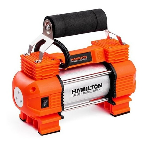Compresor Portátil Auto 12v Hamilton Profesional +accesorios