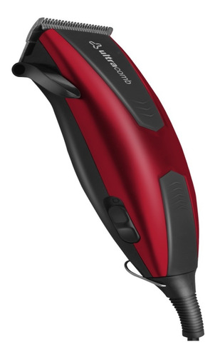 Cortadora de pelo Ultracomb BC-4700 roja y negra 220V