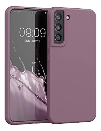 Funda De Silicona Tpu Para Galaxy S22 Plus Uva Morada