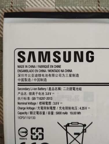 Bat-e-ria Para Tablet Samsung Galaxy Tab Sm-t560 T560 T561 (Usado)