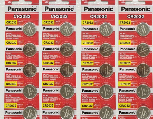 20 Pila Original Panasonic Cr2032 3v