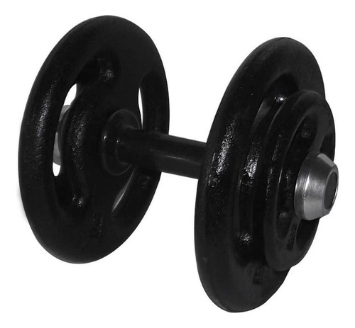 Dumbbell Pintado Pegada Emborrachada Academia Fitness 30kg