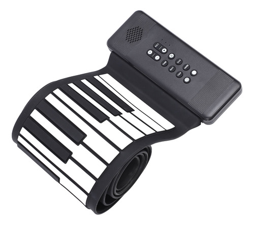 Teclado Flexible Roll Piano Up Para Niños Principiantes, Por