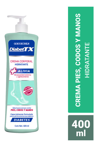 Goicoechea Diabet Tx Crema Frasco De 400 Ml.