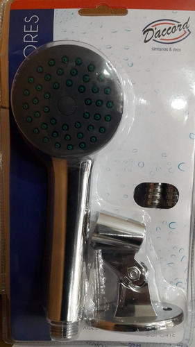 Imagen 2 de 2 de Juego Duchador Daccord Antical+flexible+soporte Ac.inox