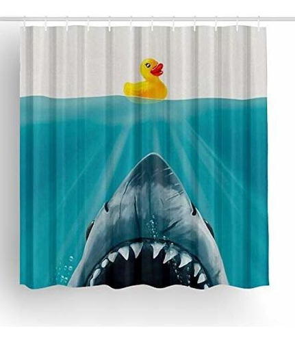 Cortina De Ducha Personalizada Jagfhhs Save Ducky, 72 X 72 