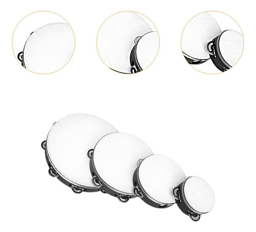 4pcs Percusiones De Madera Percusiones Tambre A Mano