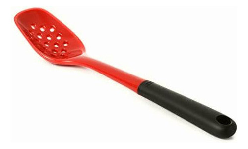 Oxo Oxo Good Grips Silicone Slotted Spoon, Red