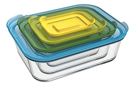 Joseph Joseph Nest Glass Storage, Freezer Oven Microwave Dis