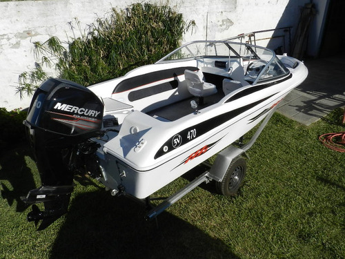 Lancha Open 4, 8 Mts De Lujo Con Yamaha 70 Hp 4tiempos E
