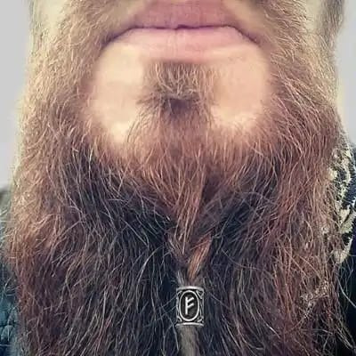 Beads Viking Runas Pelo Y Barba Retro Vintage Celta Runa