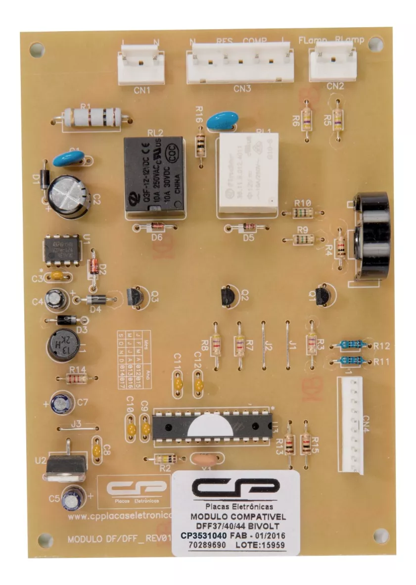 Segunda imagem para pesquisa de placa eletronica geladeira eletrolux df48 modulo