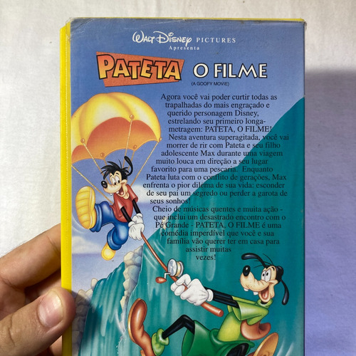 Vhs Pateta - O Filme Desenho Walt Disney (Usado)
