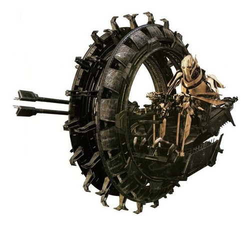 Imagen 2 de 9 de Miniatura Diecast, Vehículos Star Wars, Grievous Wheelbike