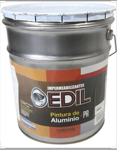 Pintura De Aluminio Edil 5 Galones