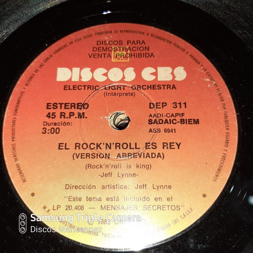 Simple Electric Light Orchestra Discos Cbs C12