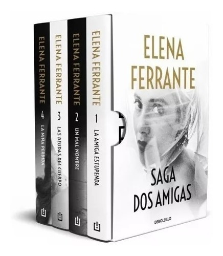 Estuche Saga Dos Amigas - Elena Ferrante