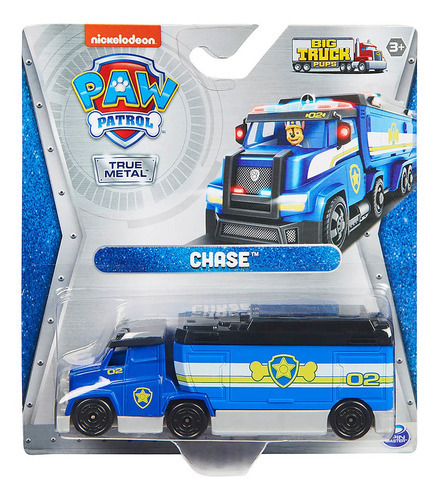 Patrulha Canina - Veículo Big Truck 1:55 True Metal - Chase