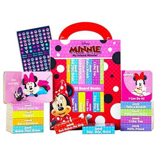 Juego De Libros De Tablero De Disney Minnie Mouse Para Niño