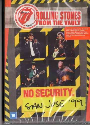 Dvd Rolling Stones From The Vault No Security San Jose ´99