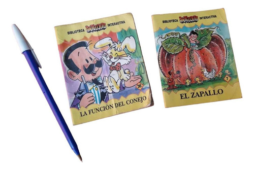 Minilibros Anteojito Biblioteca Interactiva Amarilla 10 Libr (Usado)