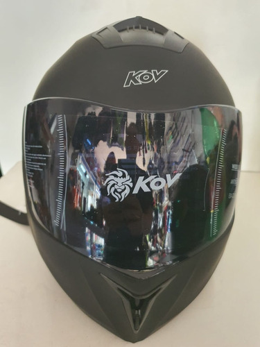 Casco Abatible Kov Stealth Negro Mate  Para Motos!!!