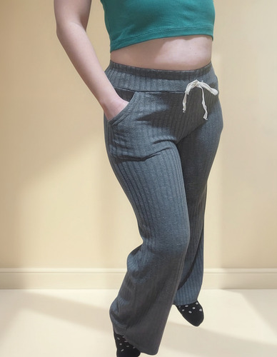 Pantalòn Palazzo De Lanilla Morley Con Bolsillos