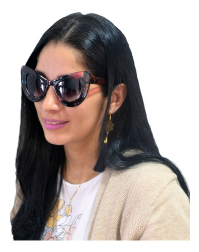 Gafas De Sol Agatada De Dama Animal Print Virox