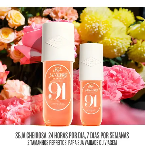 Mist Perfumado Sol De Janeiro Cheirosa 91 Rosa Charmosa 240ml