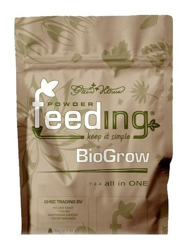 Imagen 1 de 2 de Feeding Biogrow Fertilizante Organico 500 Gr