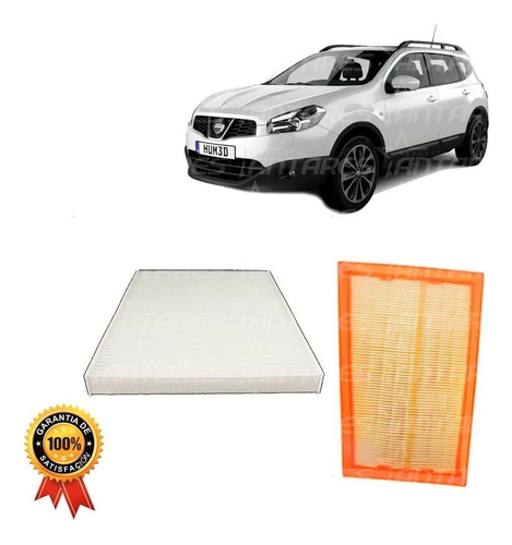 Kit Filtros Aire - Polen Para Nissan Qashqai 2.0 2013 2016 