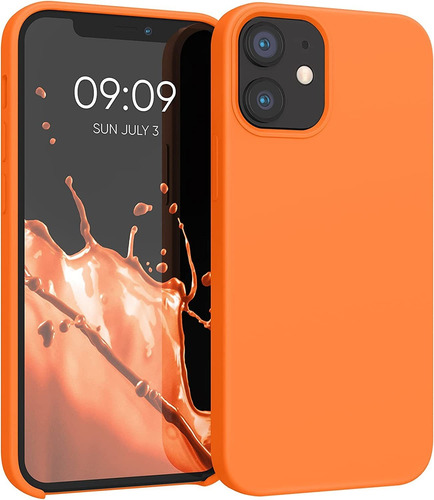 Funda Kwmobile Para Apple iPhone 12 Mini (naranja)