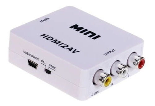 Convertidor Hdmi A Rca Conectar Por Hdmi A Tv Por Rca