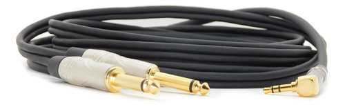 Cable Audio Pro Mini Plug 3, 5 Stereo A Dos 6,5 Mono X 6 Mts